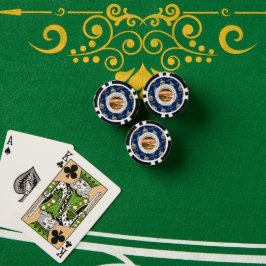 Kansan Vlag & Zegel, Vlag van Kansas Poker Chips