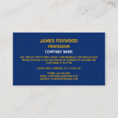 Kansan Vlag & Zegel, Vlag van Kansas Visitekaartje (Achterkant)