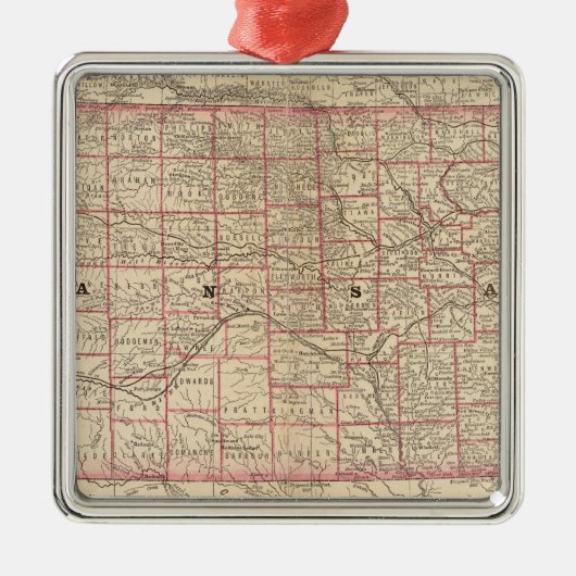 Kansas 3 metalen ornament (Voorkant)