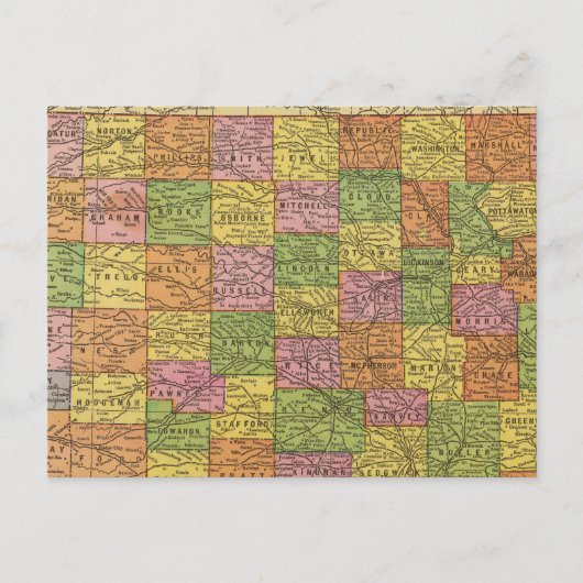 Kansas 4 briefkaart (Voorkant)