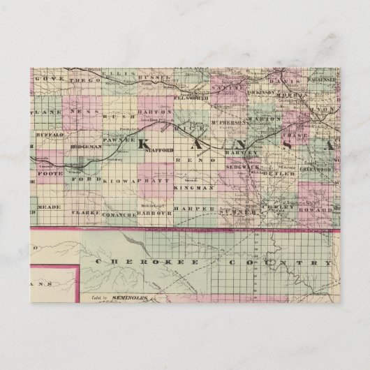 Kansas 5 briefkaart (Voorkant)