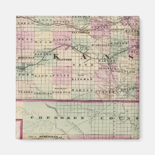 Kansas 5 magneet (Voorkant)