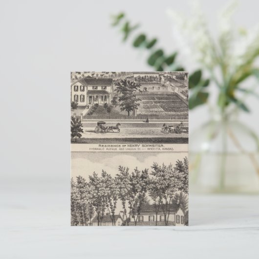 Kansas 7 briefkaart (Staand voorkant)