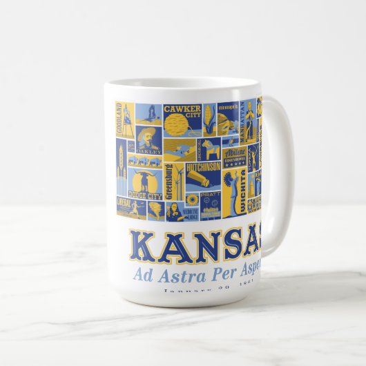 Kansas - Ad Astra Per Aspera - Mok (Voorkant rechts)