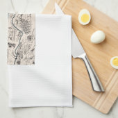 Kansas  Afbeelding Map Theedoek (Quarter Fold)