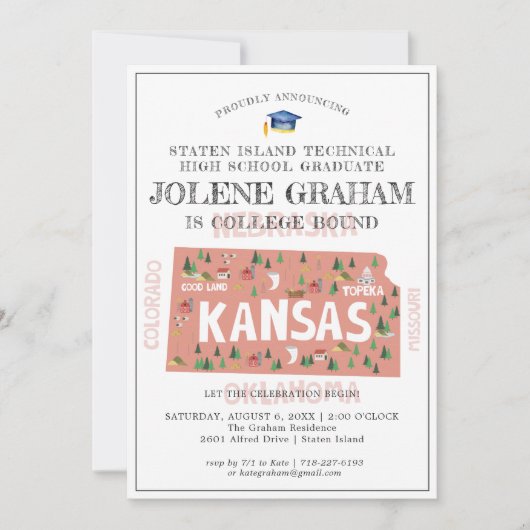 Kansas | Afstudeerfeest voor universiteit (Voorkant)