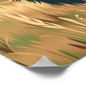 Kansas American Bison Poster (Hoek)