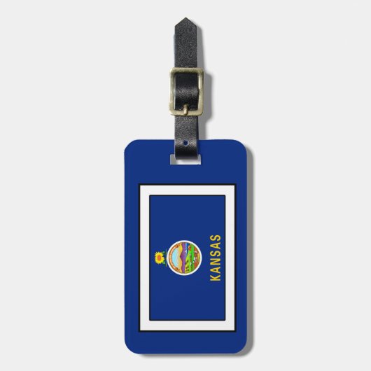 Kansas Bagagelabel (Voorkant verticaal)