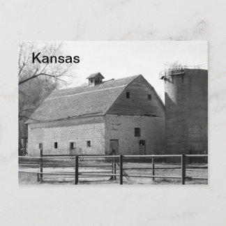 Kansas Barn en Silo Briefkaart