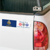 Kansas bedankt eerste reacties bumpersticker (Op Truck)