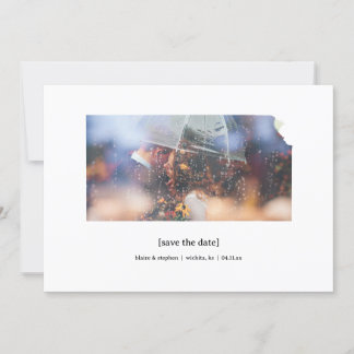 Kansas Bewaar de datum Fotokaart Save The Date
