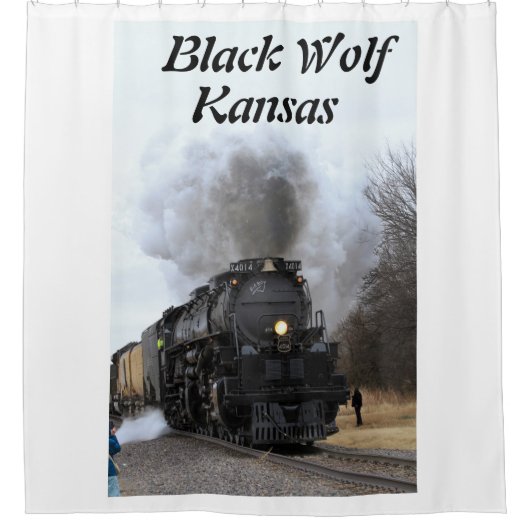 Kansas Big Boy 4014 Douchegordijn (Voorkant)