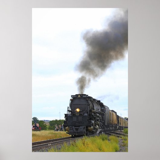 Kansas Big Boy 4014 met roken en stoam Poster (Voorkant)