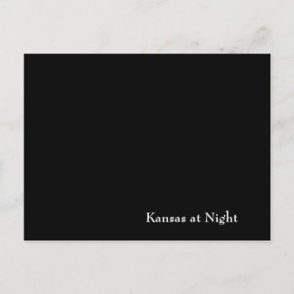 Kansas bij nacht briefkaart