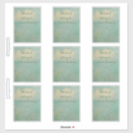 'Kansas' boekenplaat Sticker