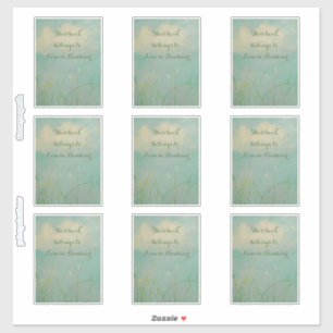 'Kansas' boekenplaat Sticker