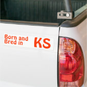 Kansas Bred (Bumpersticker) Sticker (Op Truck)