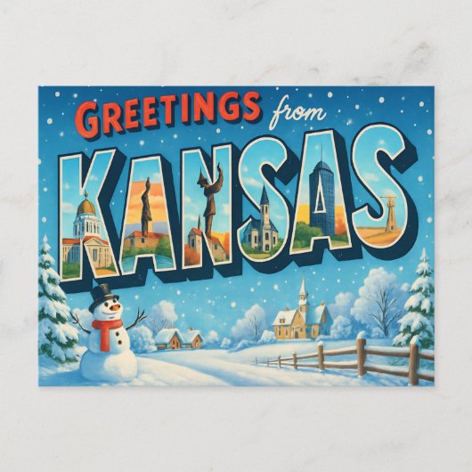 KANSAS Briefkaart (Voorkant)