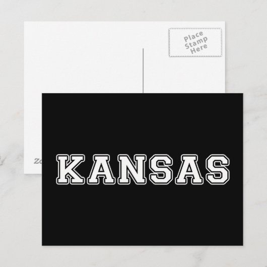 Kansas Briefkaart (Voorkant / Achterkant)