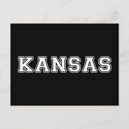 Kansas Briefkaart (Voorkant)