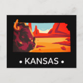 Kansas Briefkaart (Voorkant)