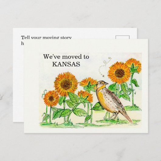 Kansas Briefkaart (Voorkant / Achterkant)