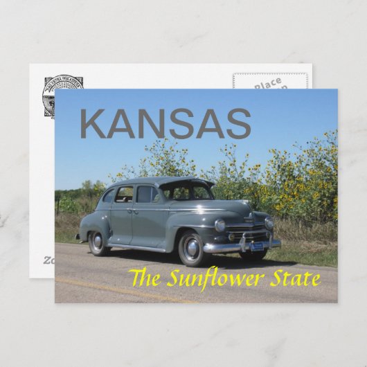 Kansas Briefkaart (Voorkant / Achterkant)