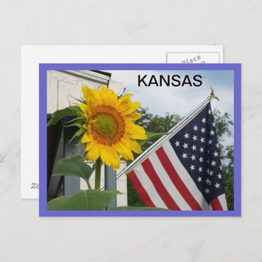 Kansas Briefkaart (Voorkant / Achterkant)