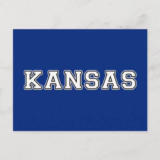 Kansas Briefkaart (Voorkant)