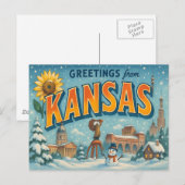 KANSAS-Briefkaart Briefkaart (Voorkant / Achterkant)