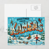 KANSAS-Briefkaart Briefkaart (Voorkant / Achterkant)