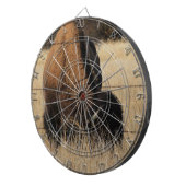 Kansas Buffalo in een Pasture DART BOARD Dartbord (Voorkant Rechts)
