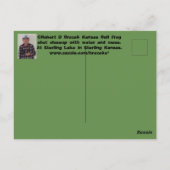 Kansas Bull Frog shot KAART POST (Achterkant)