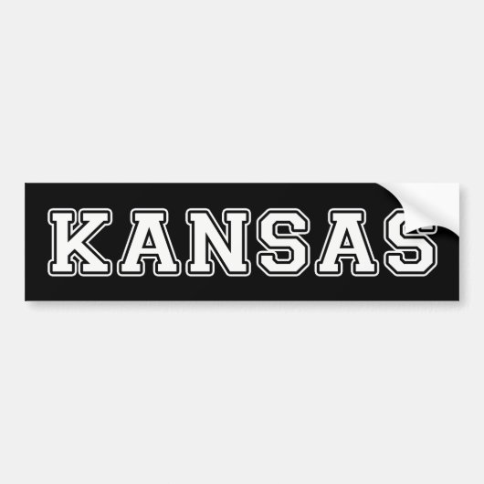 Kansas Bumpersticker (Voorkant)