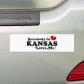 Kansas Bumpersticker (Op auto)