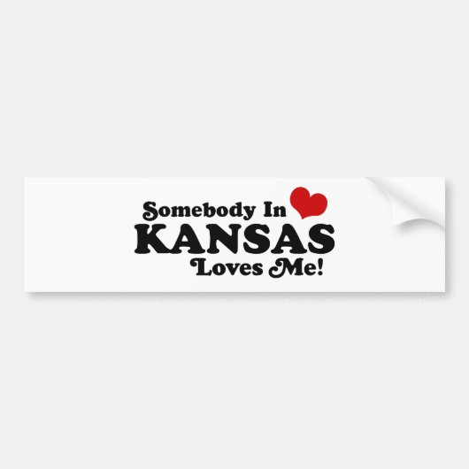 Kansas Bumpersticker (Voorkant)