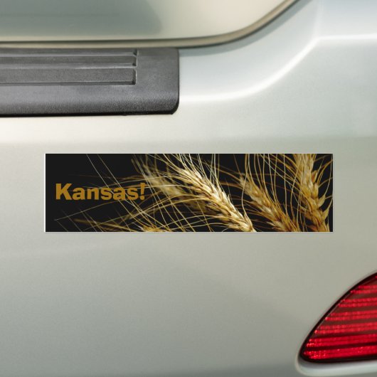 Kansas. bumpersticker voor warmtegewas (Op auto)