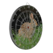 Kansas Bunny Rabbit ProfilesInk Dart Board Dartbord (Voorkant Links)