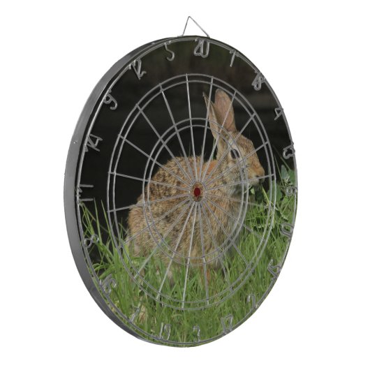 Kansas Bunny Rabbit ProfilesInk Dart Board Dartbord (Voorkant Links)