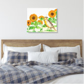 Kansas Canvas Afdruk (Insitu (Slaapkamer))