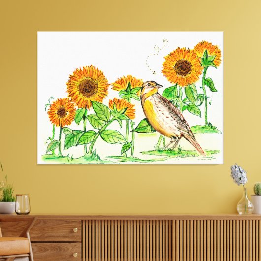 Kansas Canvas Afdruk (Insitu (Woonkamer))