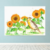 Kansas Canvas Afdruk (Insitu (Houten vloer))