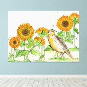 Kansas Canvas Art (Insitu (Houten vloer))