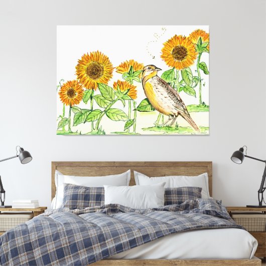 Kansas Canvas Art (Insitu (Slaapkamer))