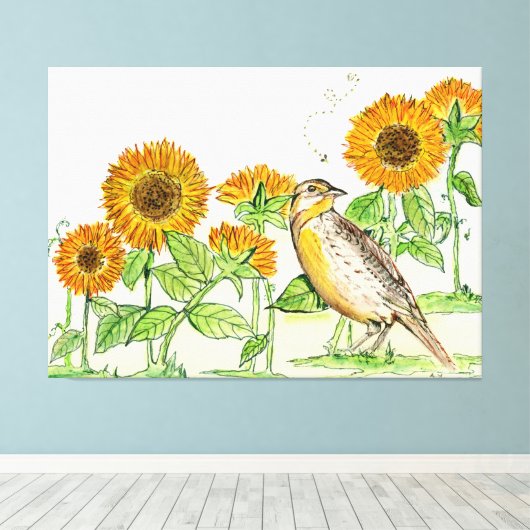 Kansas Canvas Art Afdruk (Insitu (Houten vloer))