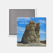 Kansas Castle Rock MAGNET (Voorkant / Achterkant)