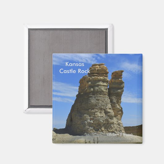 Kansas Castle Rock MAGNET (Voorkant / Achterkant)