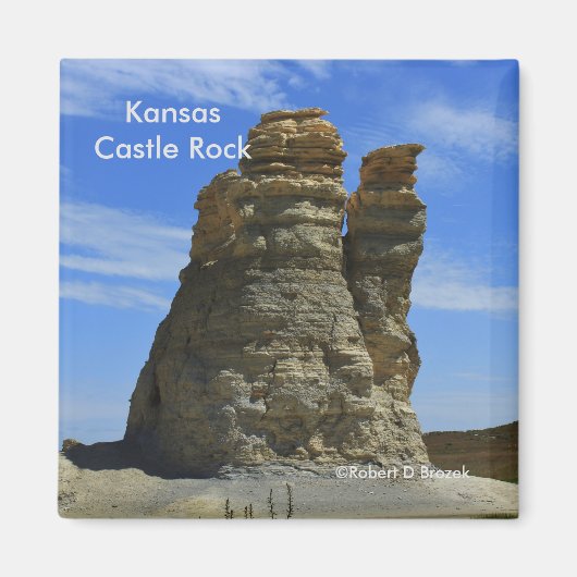 Kansas Castle Rock MAGNET (Voorkant)