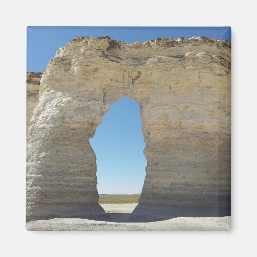 Kansas Chalk Pyramids Magneet (Voorkant)