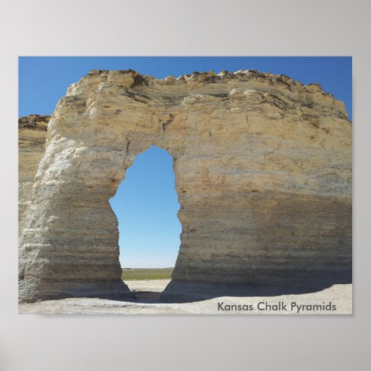 Kansas Chalk Pyramids Poster (Voorkant)
